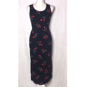 Tabloids Black Floral Dress, NWOT, P6